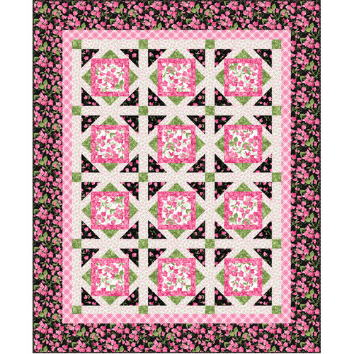 Penelope Floral Block Fabric Quilt Kit