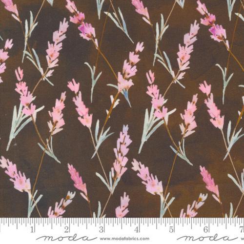 Moda Blooming Lovely Lavender Floral Sepia 16975 17