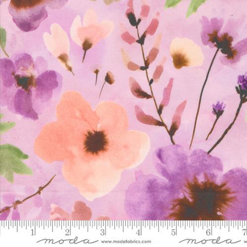 Moda Blooming Lovely Aster Posy Florals Lavender 16971 14