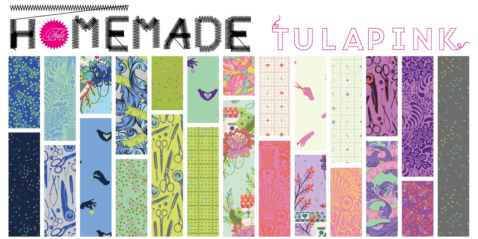 Tula Pink - Homemade Fabric - Freespirit Fabrics - The Oz Material Girls