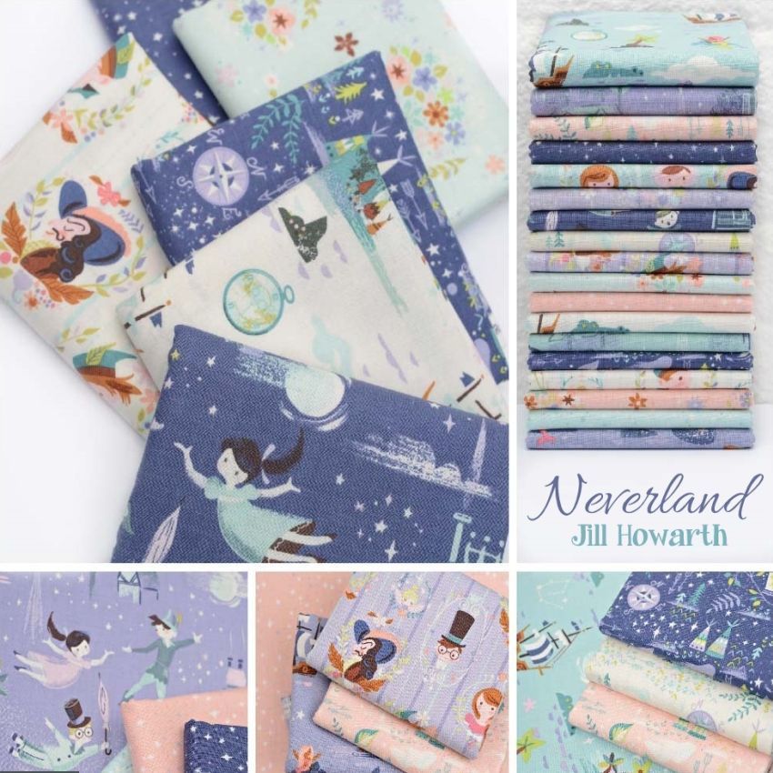 Neverland by Jill Howarth fabric FQ bundle by Riley Blake - The Oz ...