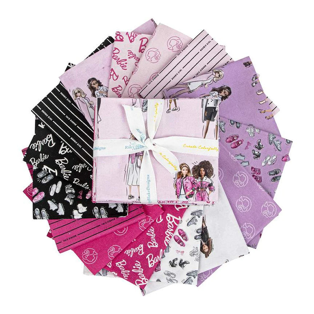 Barbie Girl 5 Yd Fabric Bundle - Barbie Girl Fabrics - Riley Blake Des –  Dalisay Design Fabrics