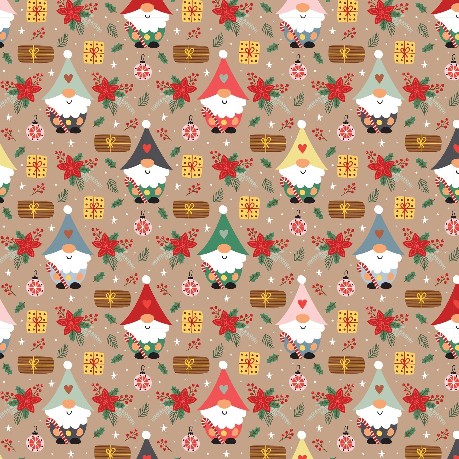 Christmas Fabric by the Yard, Gnomes Fabric,christmas Gnomes Fabric,christmas  Fabric,christmas Material, Stars and Moon, Blue Gray 