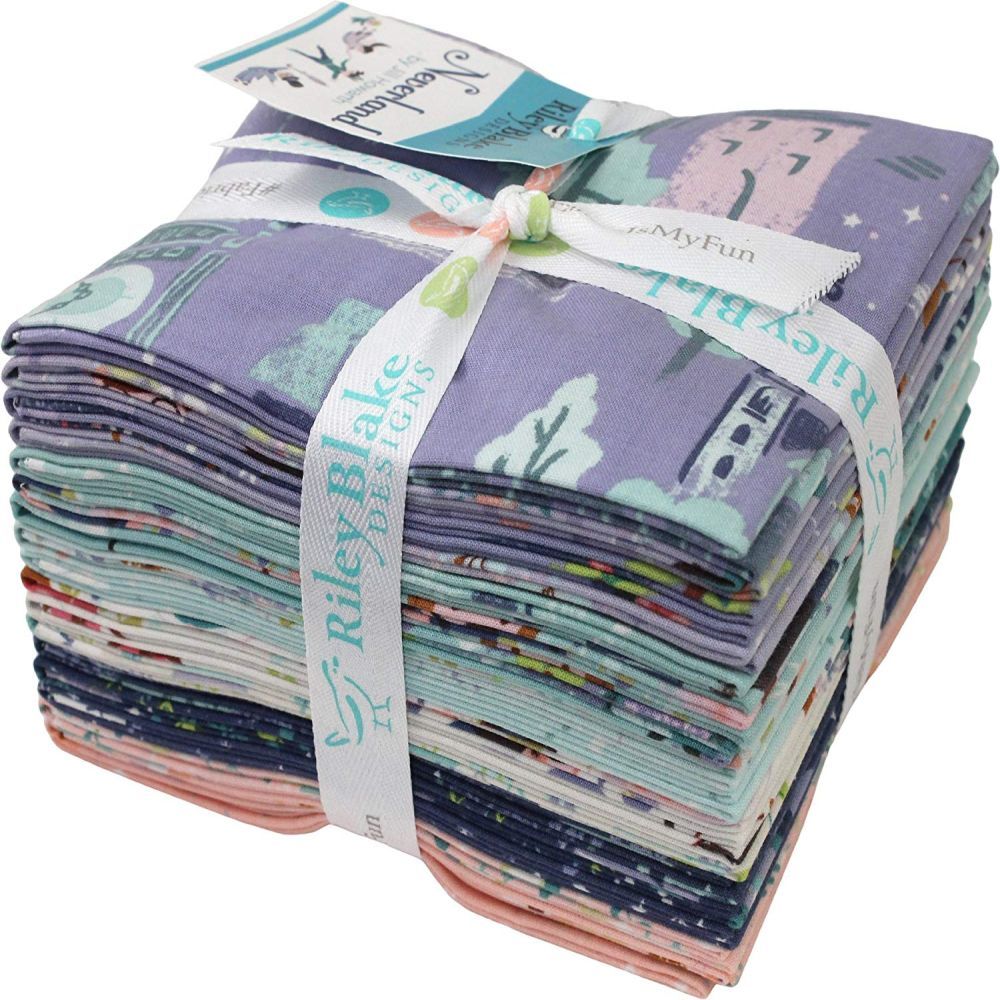 Neverland by Jill Howarth fabric FQ bundle by Riley Blake - The Oz ...