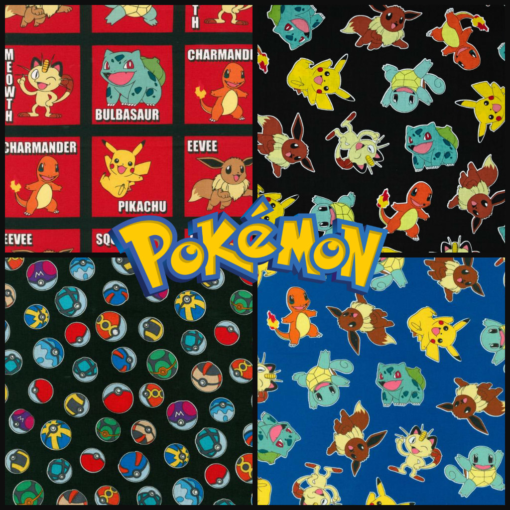 pokemon jersey fabric