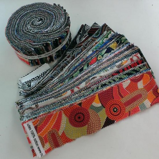 Aussie Fabric Roll by Nutex Australian and Aboriginal designs The