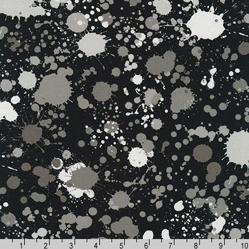 Paint Splatter Quilt Fabric by Robert Kaufman The Oz Material Girls