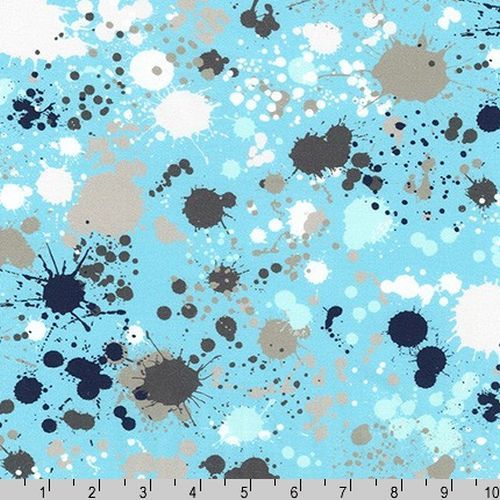 Paint Splatter Quilt Fabric by Robert Kaufman The Oz Material Girls