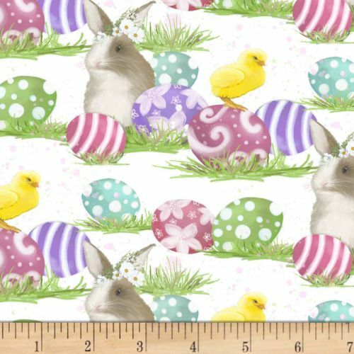 Hoppy Easter quilt fabric by Blank Quilting