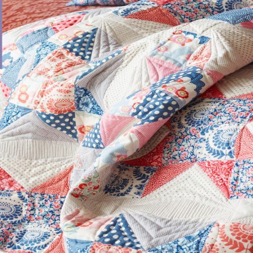 Tilda LazyDays Four Block Quilt Kit Lilac