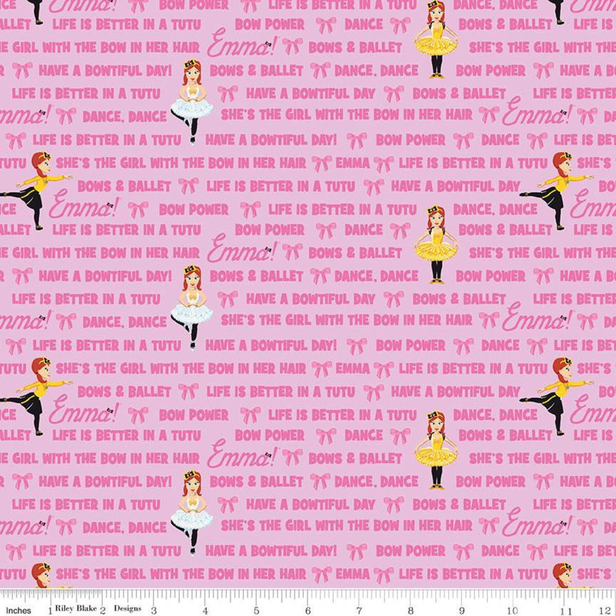 Wiggles Emma Riley Blake Icons Pink