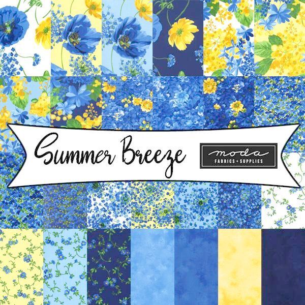 Moda Summer Breeze Quilting Fabric by Moda