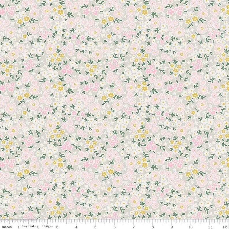 RIley Blake - Milk and Honey - Quilt Fabric With a little bit of sparkle