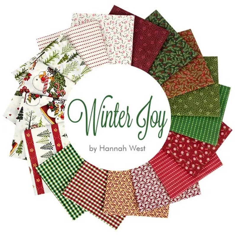 1/2 Pound CHRISTMAS FABRIC SCRAPS Scrap Bag Quilt Fabric Assorted Prints  Wovens - Michael Miller, Alexander Henry, Robert Kaufman Holiday