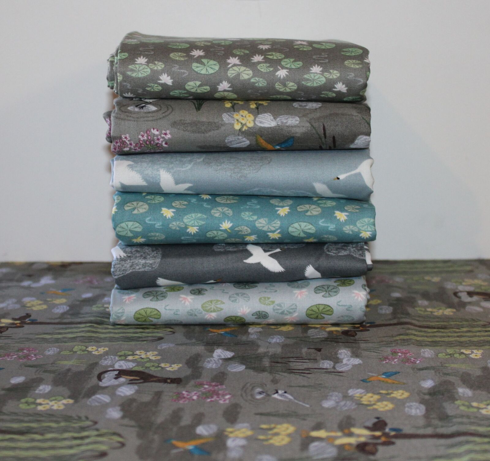 Down by the River fabric by Lewis