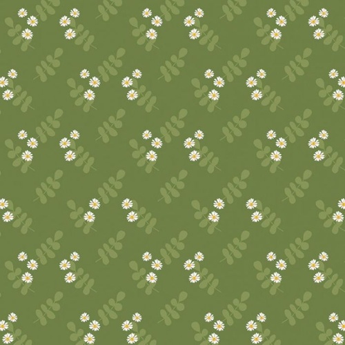 Aussie Flower Garden Floral Green G