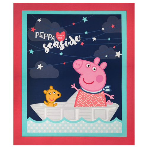 OOP Licensed Peppa Pig by the Seaside Panel