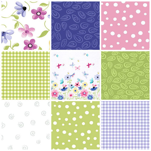 Flutter the Butterfly Susybee Fabric Bundle