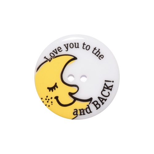 Button Love You to the Moon and Back 38mm