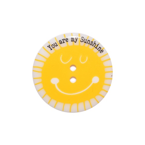 Button You are my Sunshine 38mm