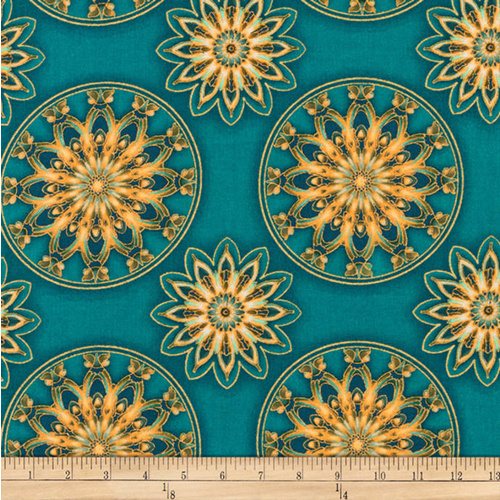 Terracina Metallic Circle Madalays Teal