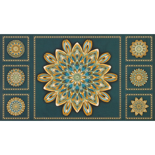 Terracina Metallic Mandalay Panel Teal
