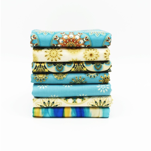 Terracina Metallic 1/2m Bundle Aqua
