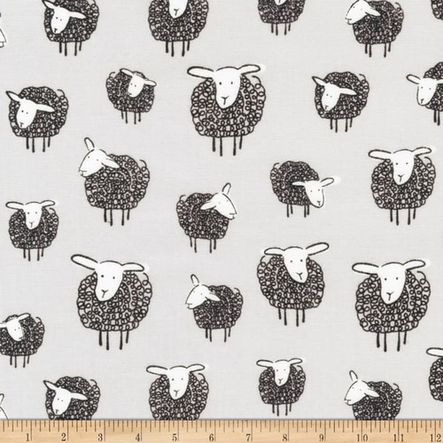 Baa Baa Wooley Sheep Grey