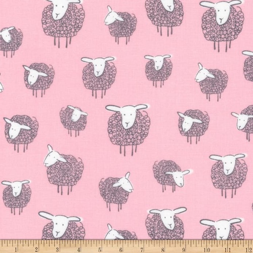 Baa Baa Wooley Sheep Pink