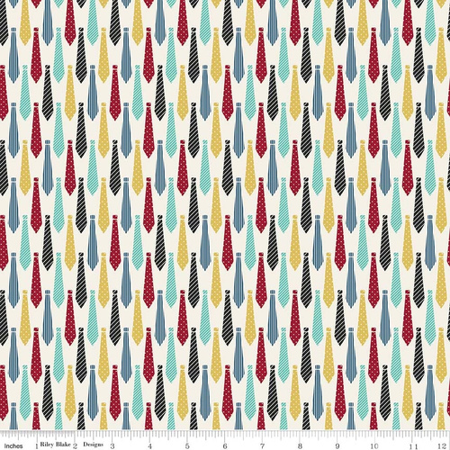 Novelty Ties Multi White