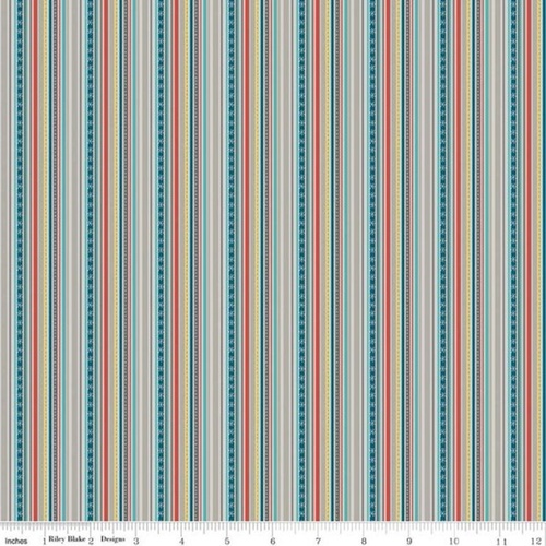 Little Flyers Stripe Grey