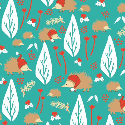 Festive Christmas Echidna Forest L