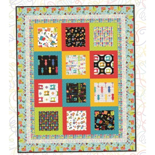 Sew Excited Cute as a Button Quilt Kit