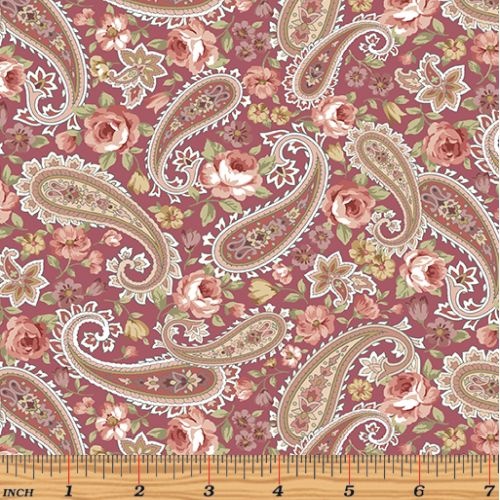 Zelie Ann Paisley Floral Rose