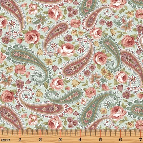 Zelie Ann Paisley Floral Sage