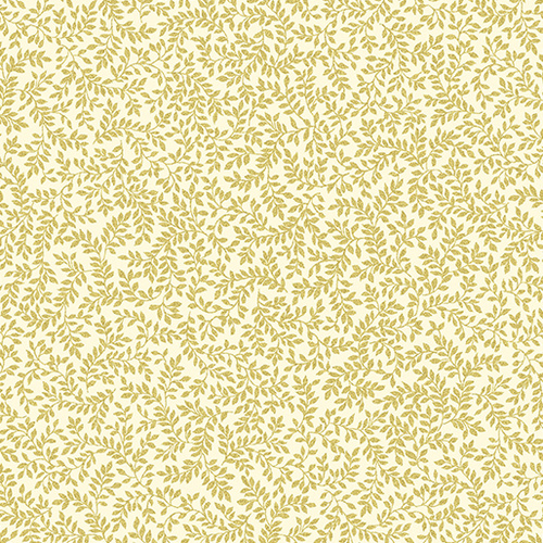 Metallic Mixers Fern Leaf Cream Gold 607