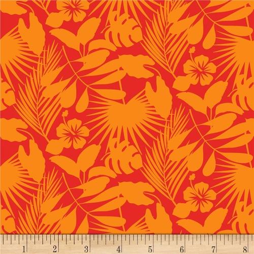 Gone Wild Tropical Foliage Orange