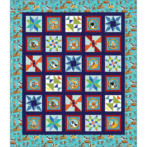 Salty Dogs Quilt Kit #2
