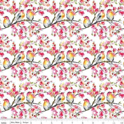 Sweet Melody Birds White