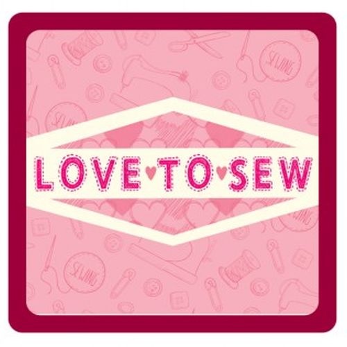 Wooden Coaster Love to Sew ...