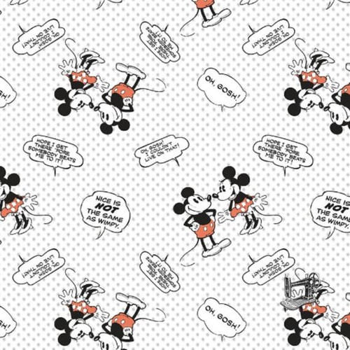 Licensed Disney Minnie Mickey Mouse Speech Bubbles