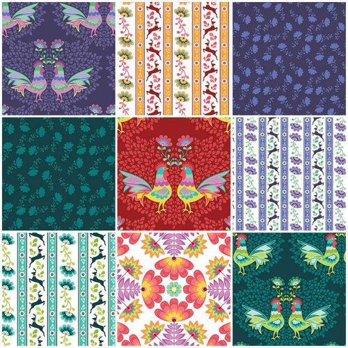 Lucy's Garden FQ Bundle - 15 Designs