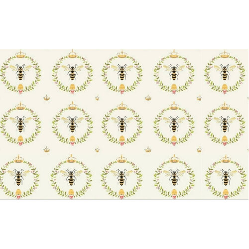 Queen Bee Motif Panel - 15 Blocks