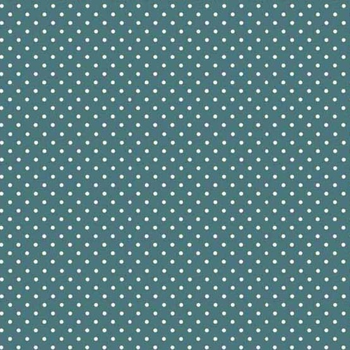 Cool Cats Mini Spots Dark Teal