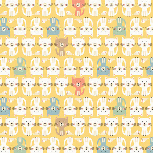 Cool Cats Parade Yellow