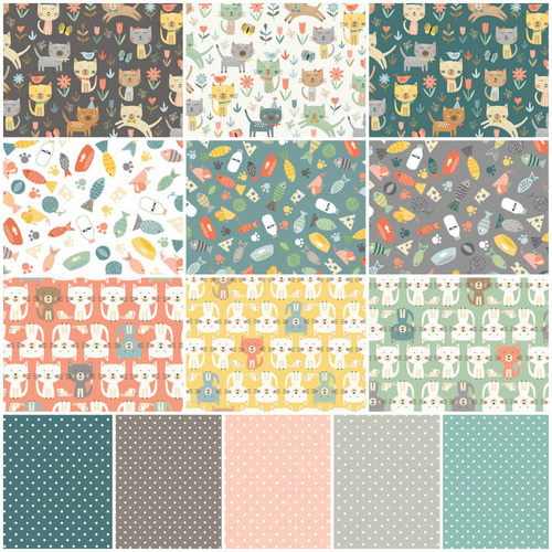 Cool Cats 1/2m Bundle