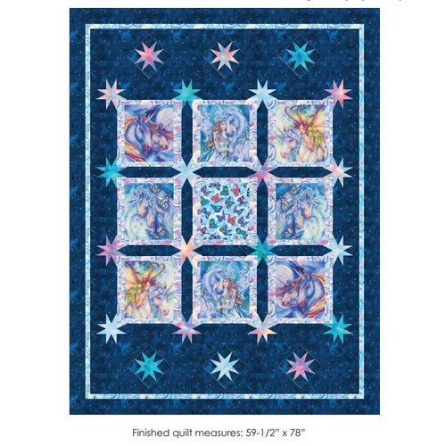 Morningmoon Unicorns Digital Quilt Kit #2