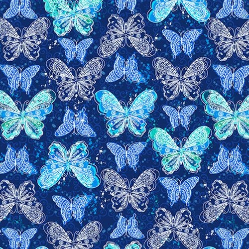 Social Butterfly Celebration Blue