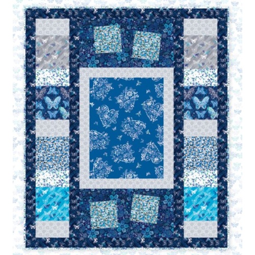 Social Butterfly Quilt Kit