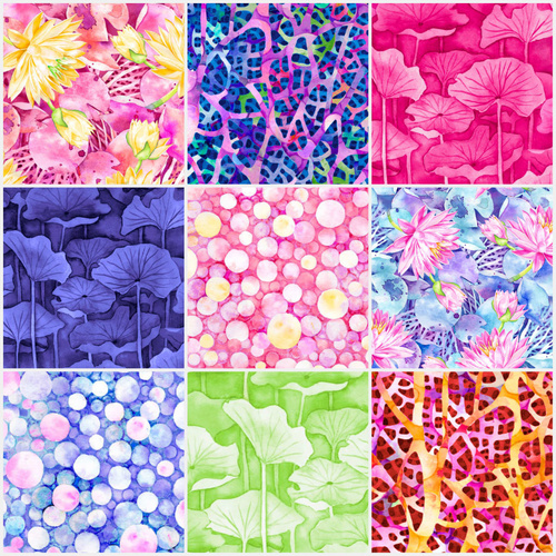 Water Lilies FQ Bundle